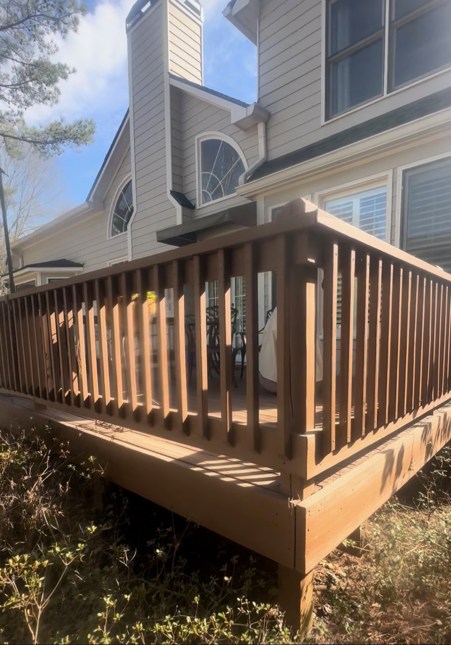 Deck and porch project 3 - Before
